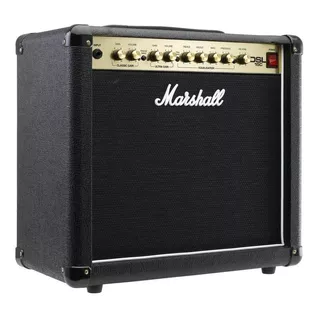 Marshall Dsl-15c Valvular 15w Amplificador Guitarra + Pedal Color Negro/dorado