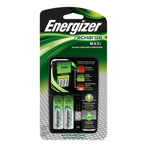 Cargador Energizer Aa/aaa + 2 Pilas Aa 2000mah / Superstore