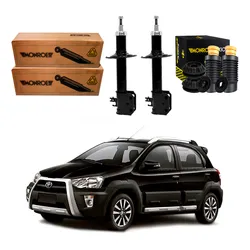  Kit Amortecedor Dianteiro Etios Cross 1.5 2014 A 2019