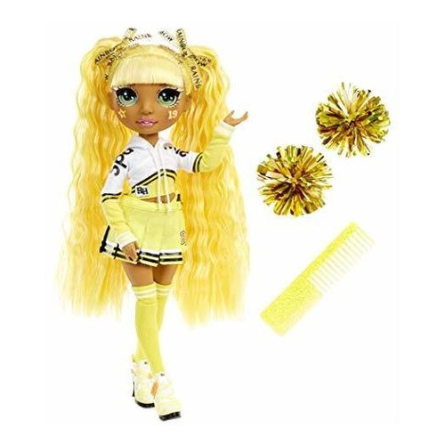 Rainbow High Cheer Sunny Madison - Muñeca De Moda 