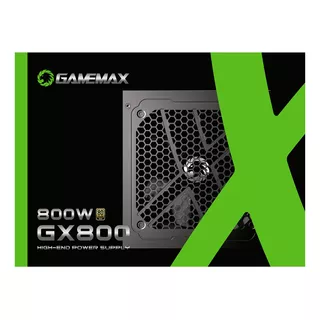 Gamemax Gx Series Gx800 Fonte De Alimentação 80 Plus Gold 800w Black