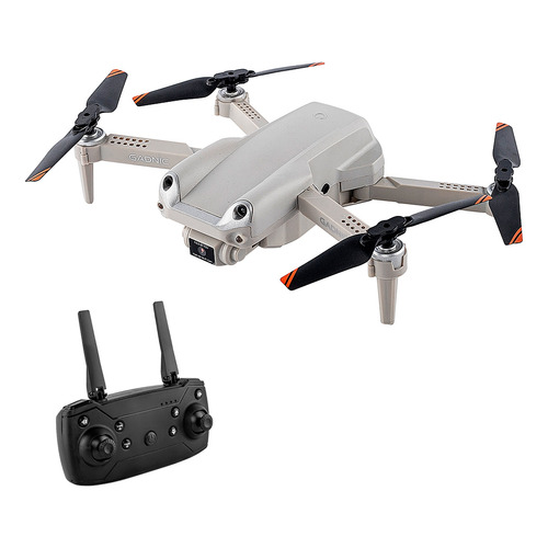 Drone Con Doble Cámara 4k Gadnic DRG7022 Con Control 2 Baterias Tecnología Color Gris