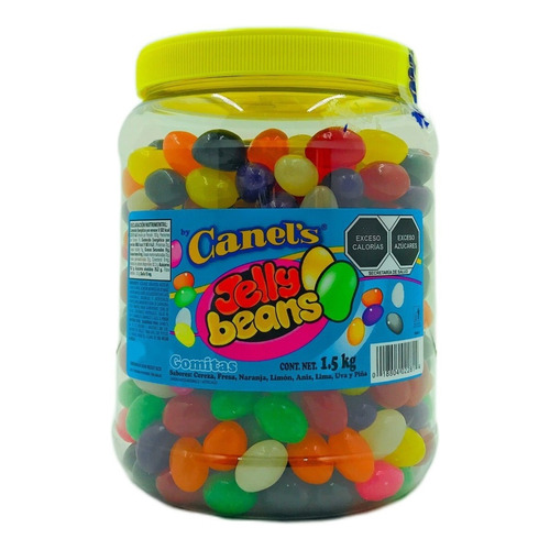 Jelly Beans Canels Bote 1.5 Kg Gomitas Confitadas Frutales