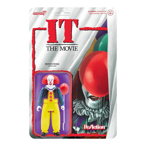 Super7 Reaction Pennywise It The Movie Figura Muñeco