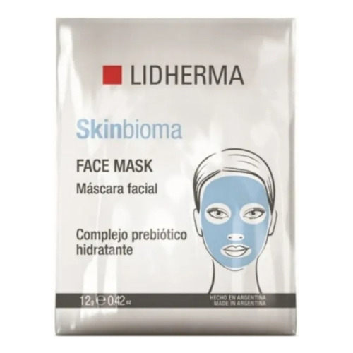 Mascara Skinbioma Face Mask Lidherma X 12g Tipo de piel Sensible/Rosacea/Deshidratada/Con lineas de expresion