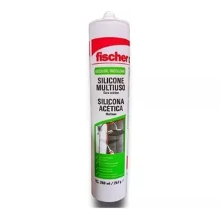 Siliconas Acetica Fischer X 260ml -caja X 12u Incolora