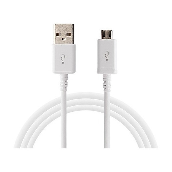 Cable Micro Usb Vip Color Blanco Sin Packing X1 Febo