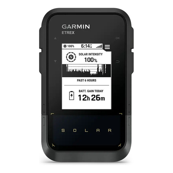 Garmin Gps Etrex Solar, Topográfico, Batería Hasta 1800 Hrs Color Negro Mapas precargados incluidos Mapa base mundial