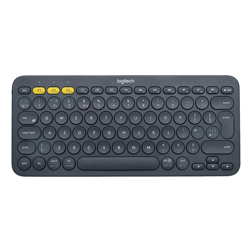 Teclado bluetooth Logitech K380 QWERTY español color grafito