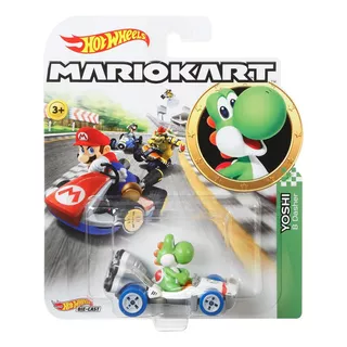 Yoshi B-dasher - Mariokart - Hotwheels Color Verde