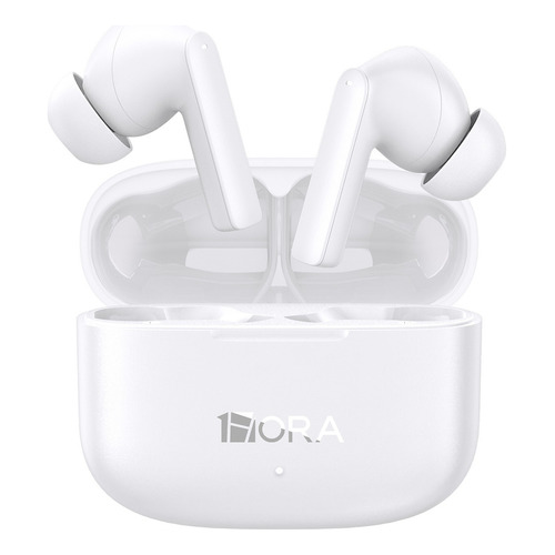 Audífonos In-ear Inalámbricos Bluetooth 1hora Aut206 Color Blanco
