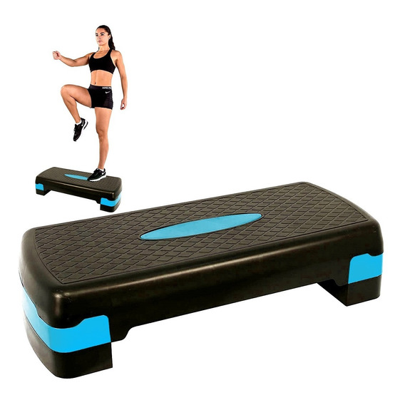 Step Banco Aerobics Fitness Ajustable 10 A 15, Largo 67 Cm