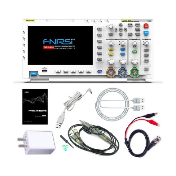 Osciloscopio y generador de señales FNIRSI 1014d de 100 mhz