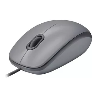 !!! Mouse Logitech M110 Silent 3 Botones 1000dpi Gris Color Gris