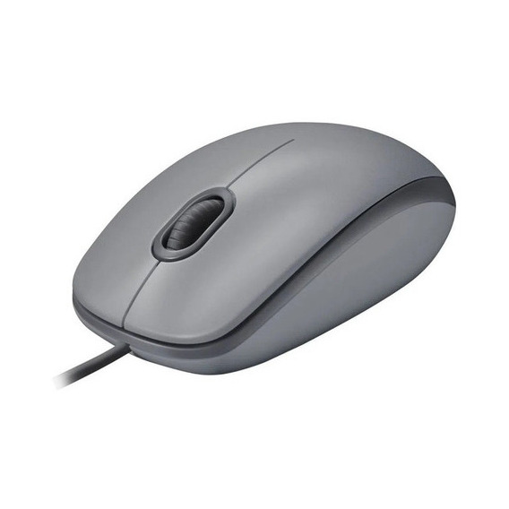 !!! Mouse Logitech M110 Silent 3 Botones 1000dpi Gris Color Gris