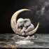 Ornament Gift Statuette Desk Acrylic Statue For Guest Room
