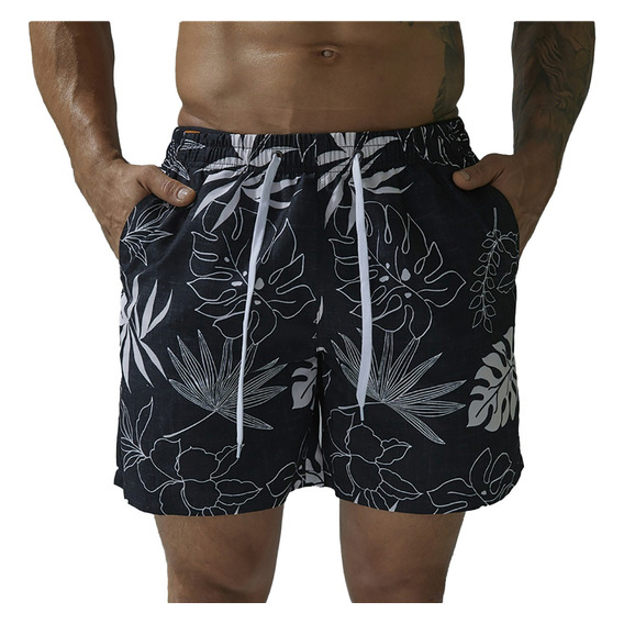 Bermudas Impermeable De Playa Short Traje De Baño Hombre