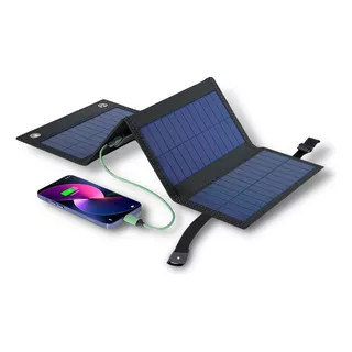 Painel Solar Portátil Dobrável Portátil Carregador Solar Usb