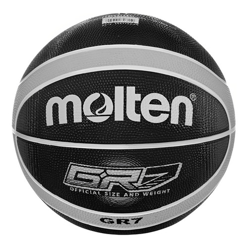 Pelota De Basquet Molten Gr7 Nº 7 Color Negro