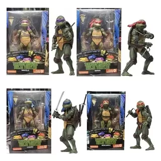 Tortugas Ninja Movie 90s Set 4 Neca Bootleg