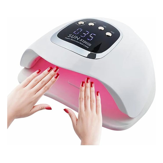 280w Portátil Lámpara Uv De Uñas X15 Max 66 Led Manicura