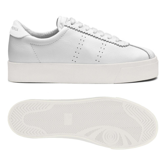 Zapatilla 2854 Club 3 Comfort Leather Agb-white-favorio