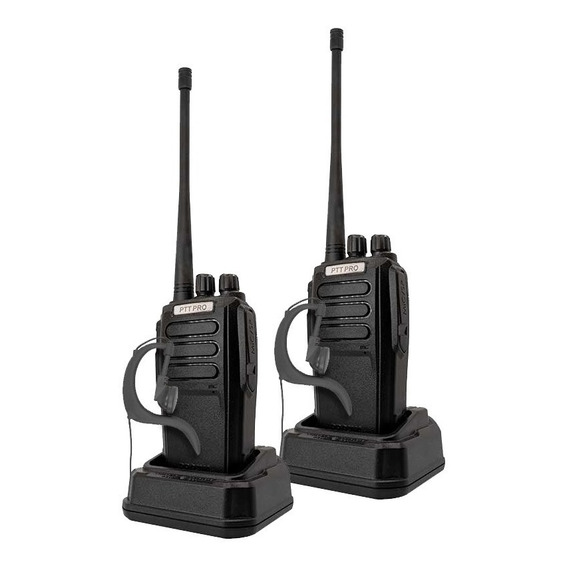 2 Radios Uhf Vhf Pro3000 16 Ch Compatible C Kenwood Motorola