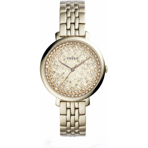 Reloj Fossil Es3901 Para Mujer Acero Inoxidable Color De La Malla Dorado Oscuro Color Del Bisel Dorado Color Del Fondo Dorado