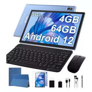 Tablet Aocwei 10.1 64+4gb Memoria Ram Teclado Bluetooth Pad