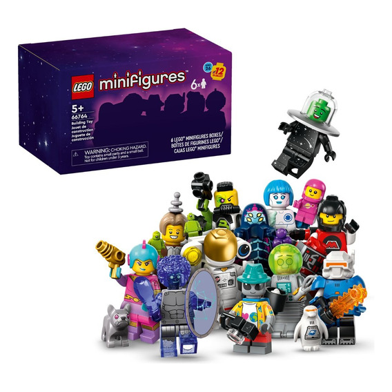 Lego Minifigures Espacio-pack De 6 Minifiguras Sorpresa