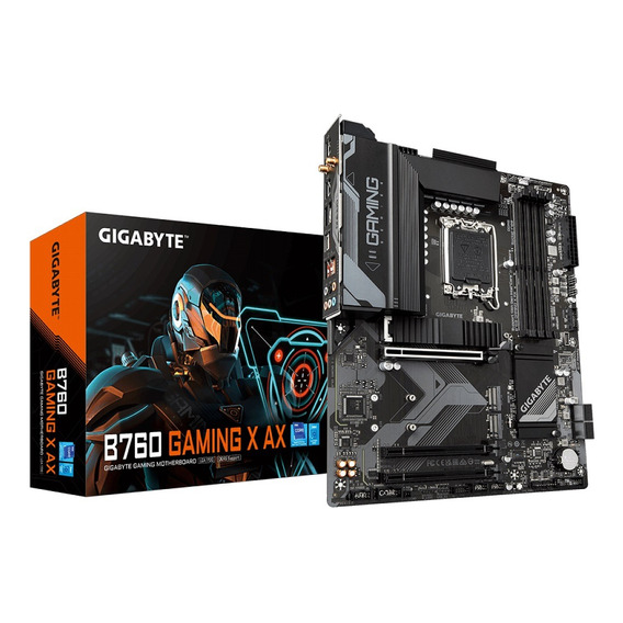 Placa madre Gigabyte B760 Gaming X Ax Wifi LGA 1700 DDR5 Atx