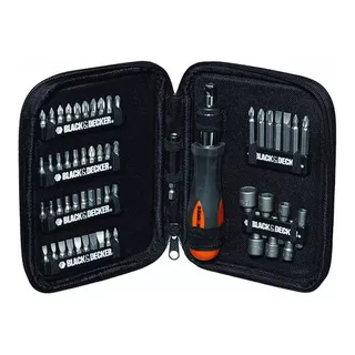 Set Destornillador X56 Piezas Black & Decker A7104la