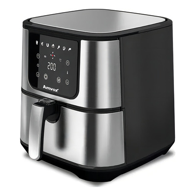 Fritadeira Elétrica Sem Óleo Air Fryer 1255 Digital 7l Amvox 127v