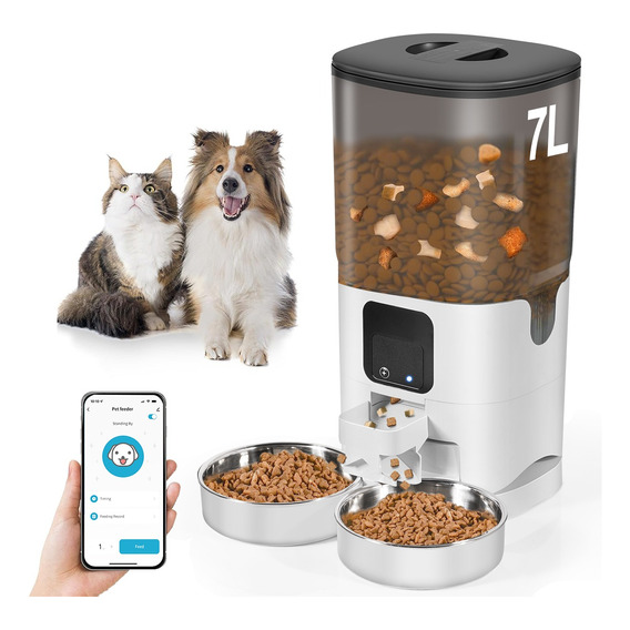 7l Wifi App Dos Cuencos Alimentadores Automático Para Perros
