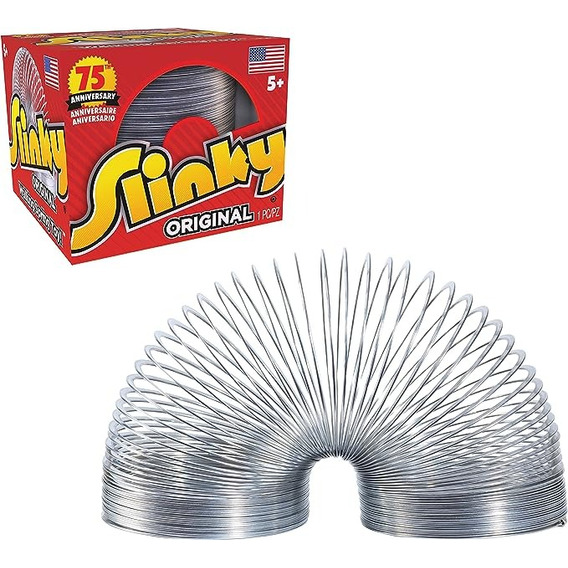 Resorte Juguete Para Niños Original Slinky Americano D Metal