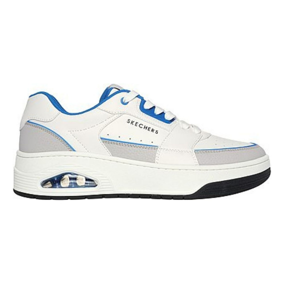 Tenis Skechers Para Hombre Uno Court - Low-post Color Blanco