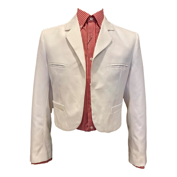 Chaqueta Huaso Casimir Blanca - Corralero Sastrería-.