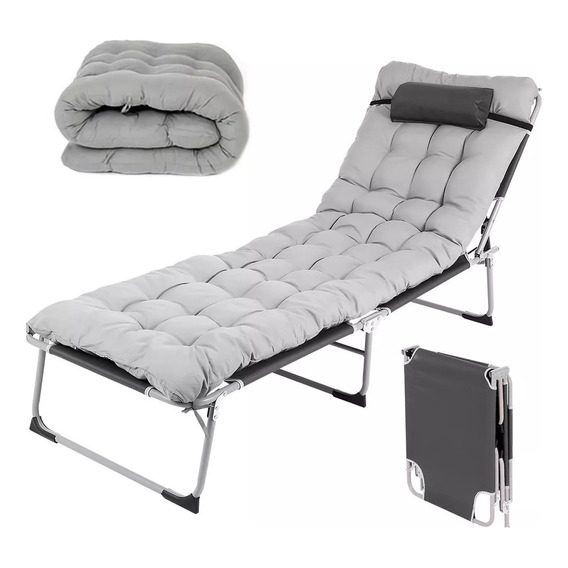 Cama Portatil Plegable De Reforzado Con Colchon Desmontable