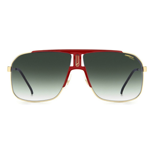 Lentes Para Hombre Y Mujer Carrera Lentes Para Sol Diseño Dorado/Rojo