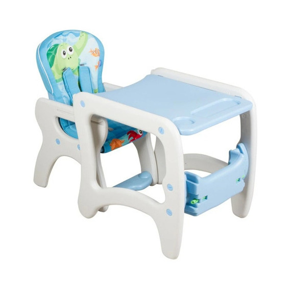 Silla De Comer Sit-up Infanti Blue Color Azul