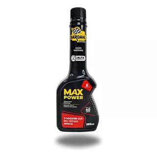 Aditivo Gasolina  - Bardahl Max Power Trata Até 60l - 200ml