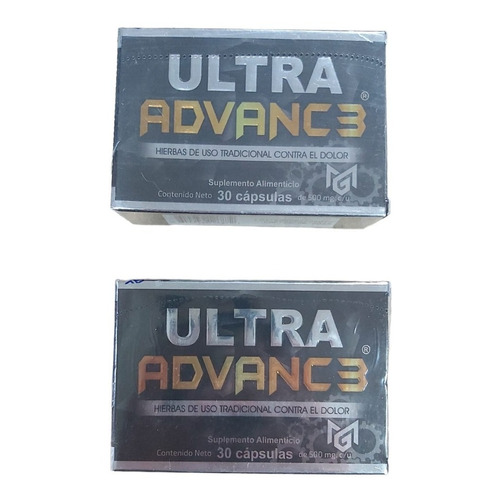 Ultra Advance Con Magnesio 2 Cajas Con 30 Caps 500 Mg Sabor Sin Sabor