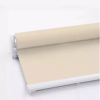 Cortina Roller Black Out Bloquea Paso Luz 1,20 X 2,20 Mts Color Beige