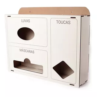 Suporte Porta Caixa De Mascaras Luvas Toucas