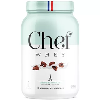 Chef Whey Protein Gourmet Zero Lactose 907g - Chef Whey Sabor Cookies De Chocolate