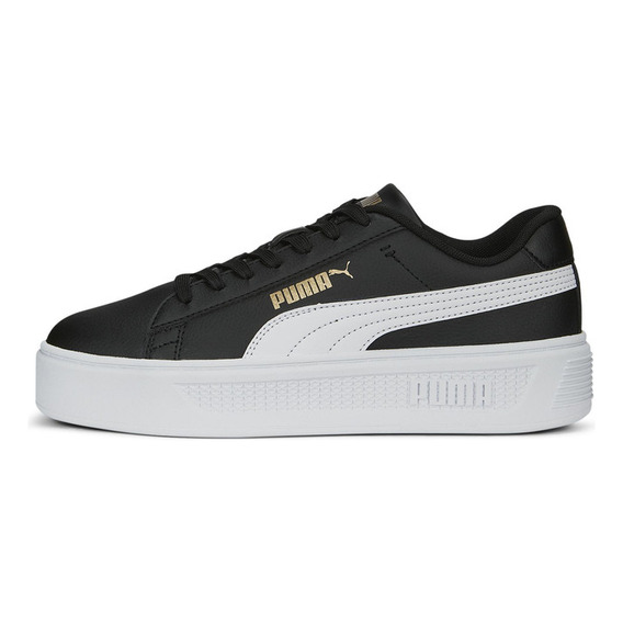 Zapatilla Puma Smash Platform V3 Negro Mujer