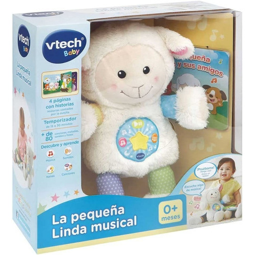 Peluche Interactivo Pequeña Linda Musical Con Cuento Vtech