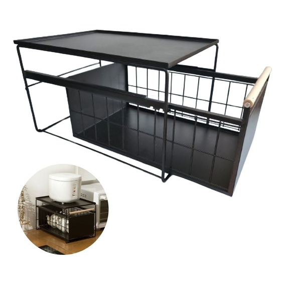 Organizador Cocina Estante Modular Repisa Hierro Deslizable 