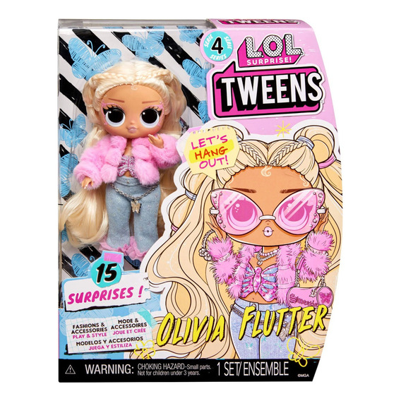 Lol Surprise! Tweens Serie 4 Olivia Flutter Con 15 Sorpresas