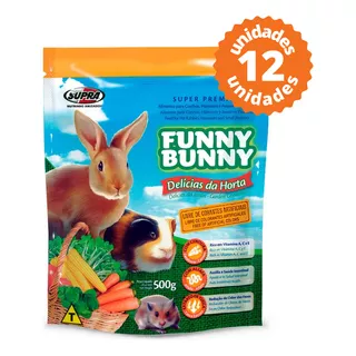 Ração Porquinho-da-india, Coelho, Hamster Funny Bunny 500g